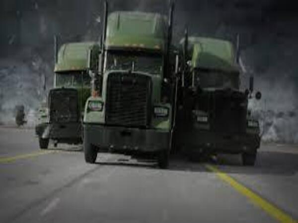 The hurricasne heist chasing the trucks