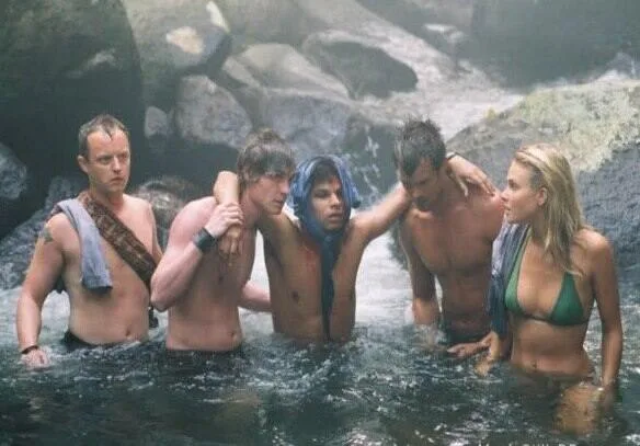 Turistas movie waterfall accident