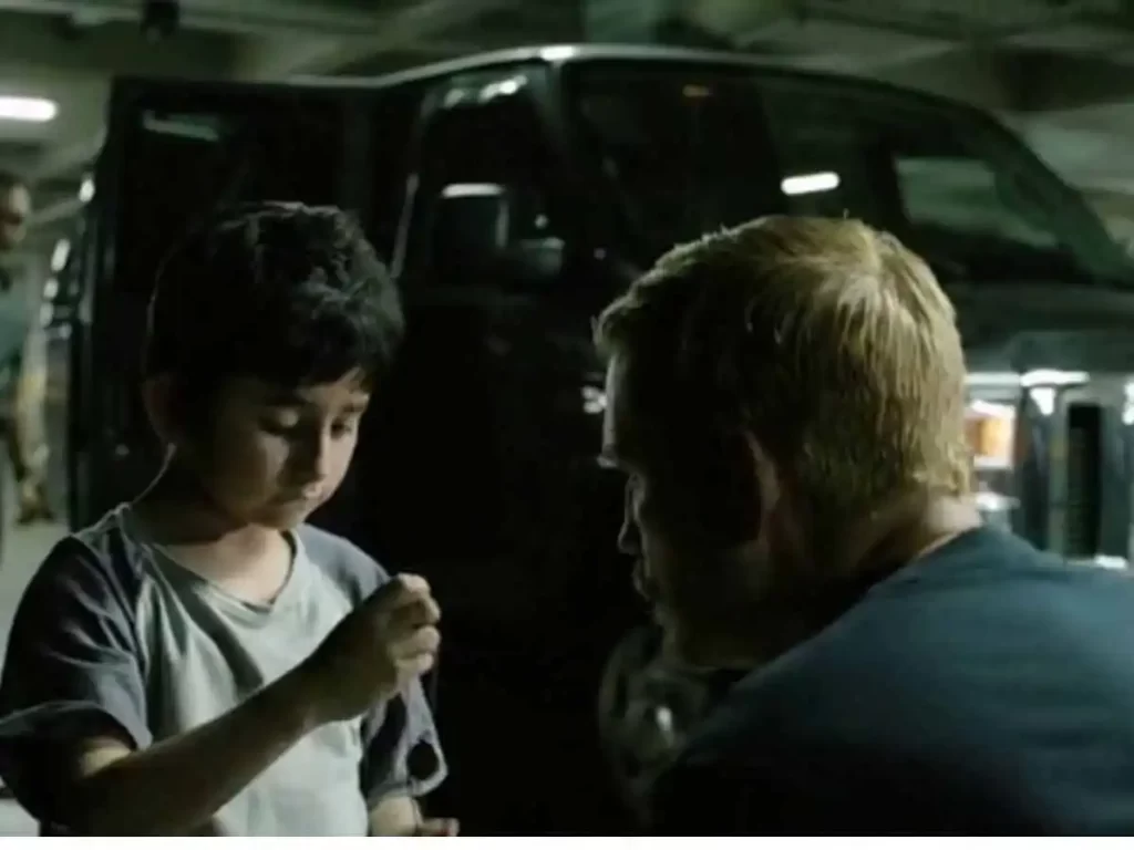 Lucás Ávila with Jim Caviezel, sound of freedom