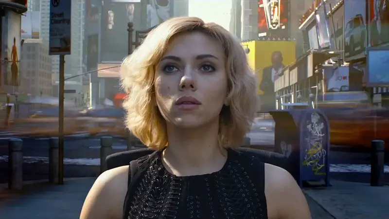 Lucy observing the world as her control over time and space increases