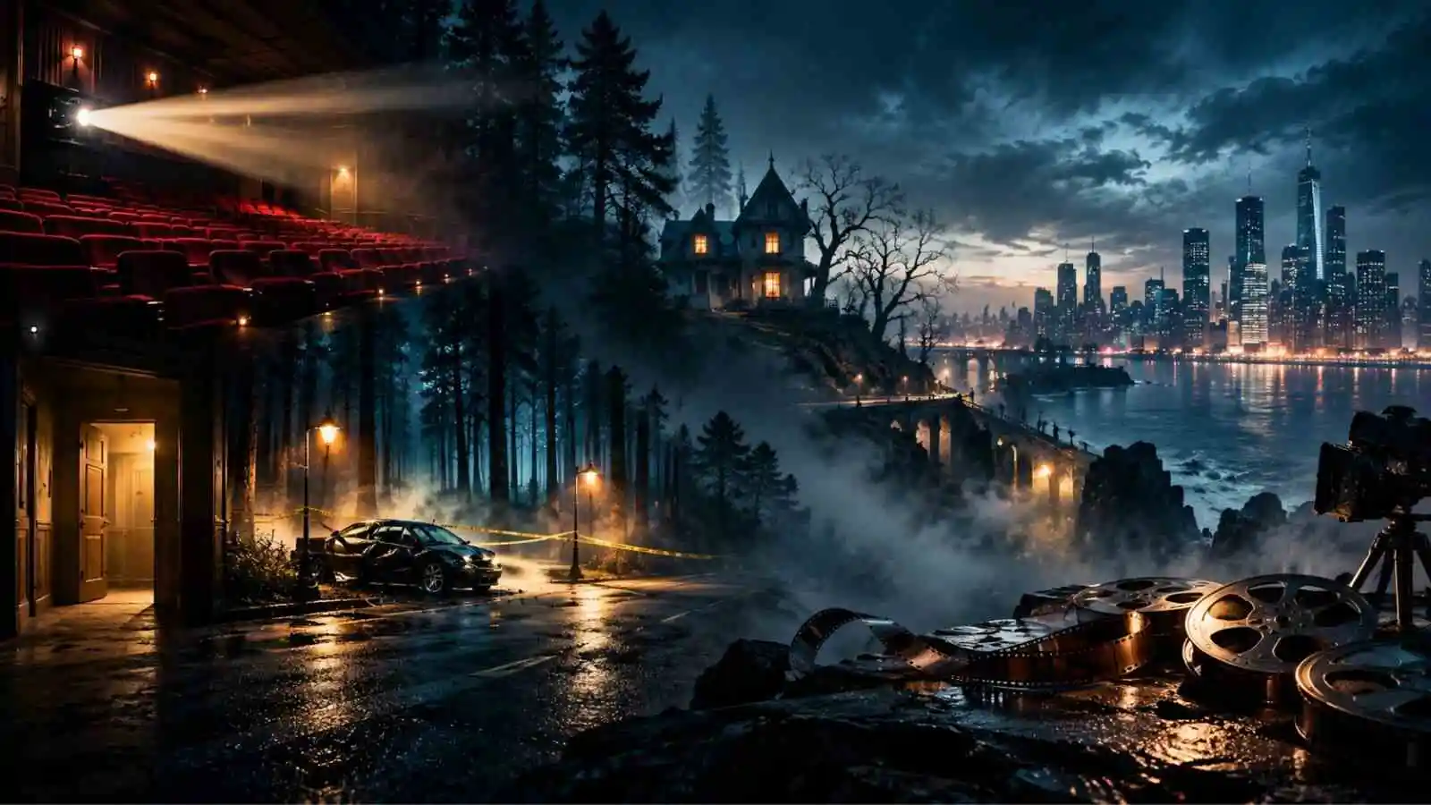 Cinematic collage representing the movies featured on Movie Revelations